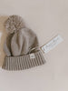 Pom Beanie | Heather Beige