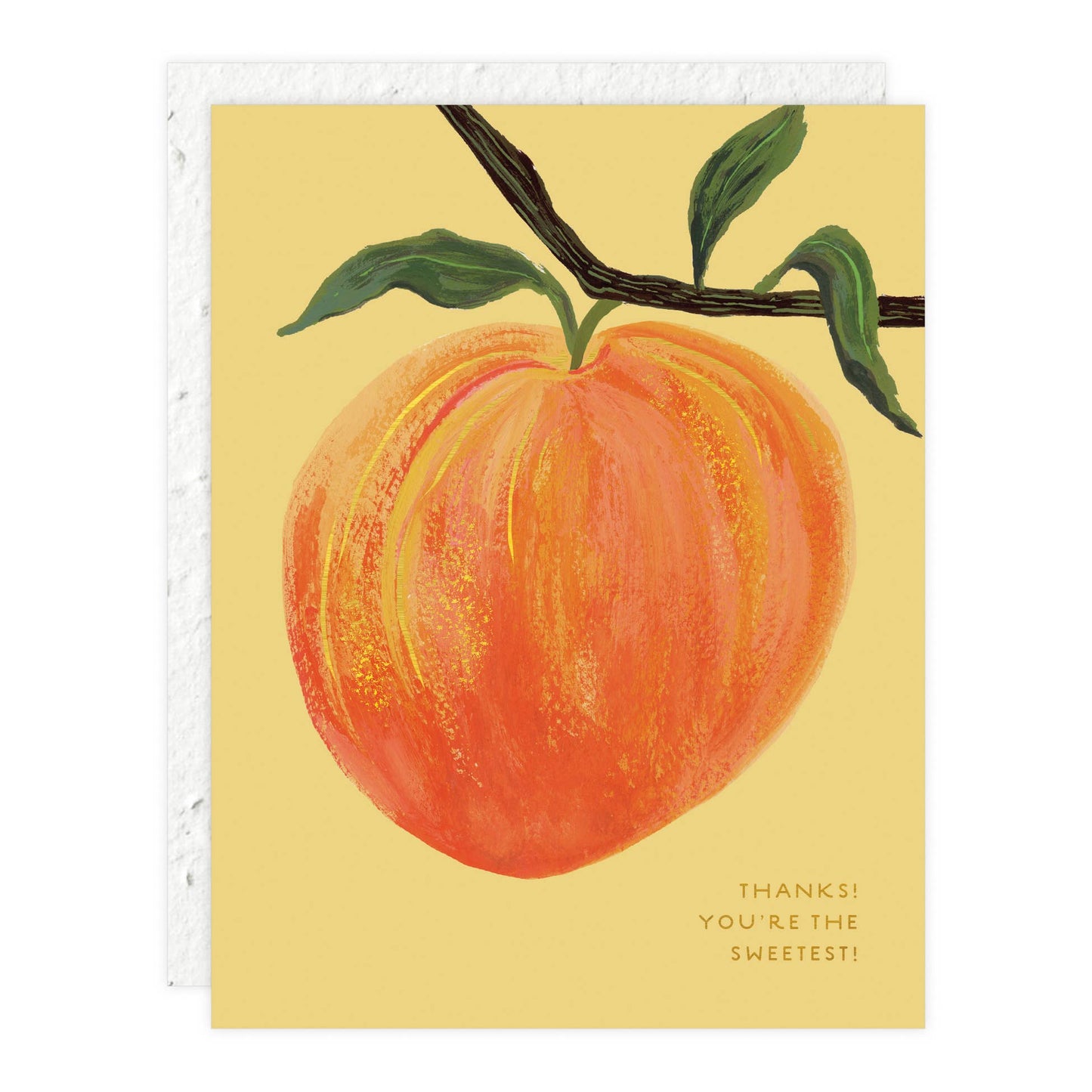 Peach | Thank You Card
