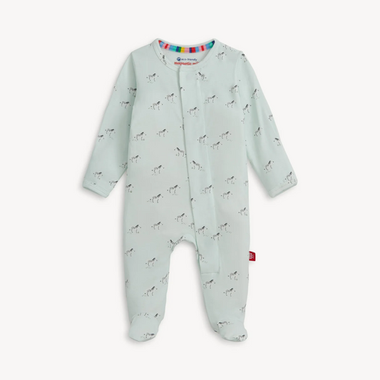 Teal Savannah Plains Modal Footie