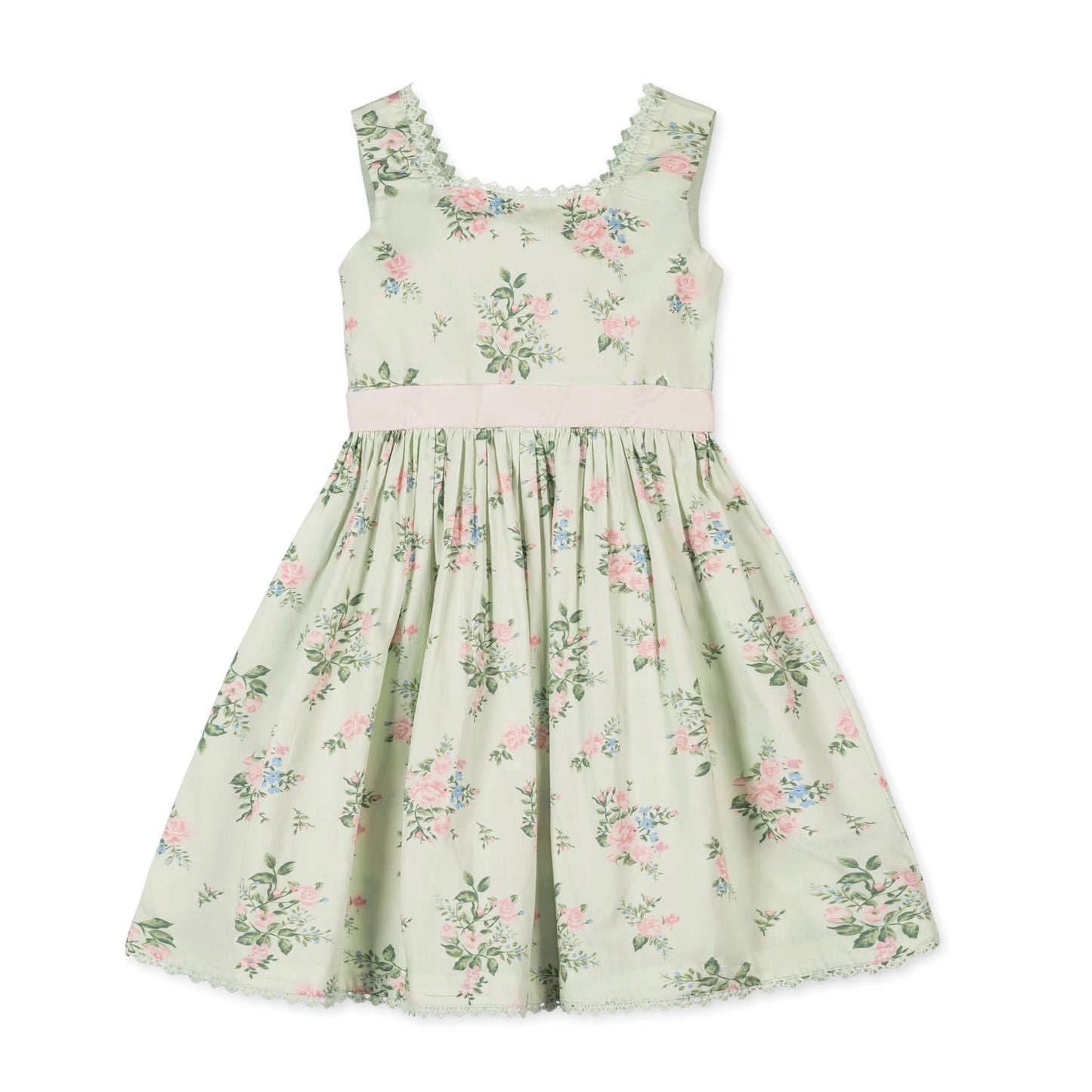 Organic Sleeveless Sateen Party Dress | Chateau Floral