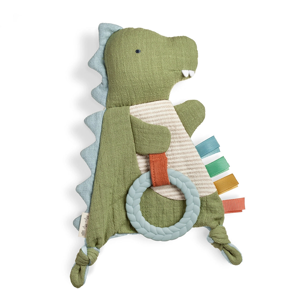 Bitzy Crinkle™ Sensory Toy with Teether | Dino