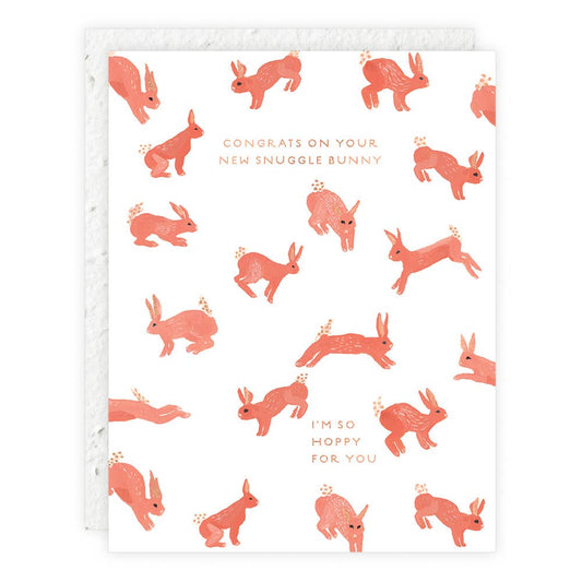 New Snuggle Bunny | Baby Card