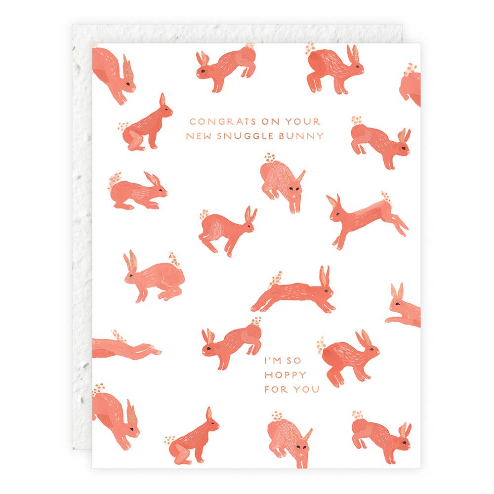 New Snuggle Bunny | Baby Card