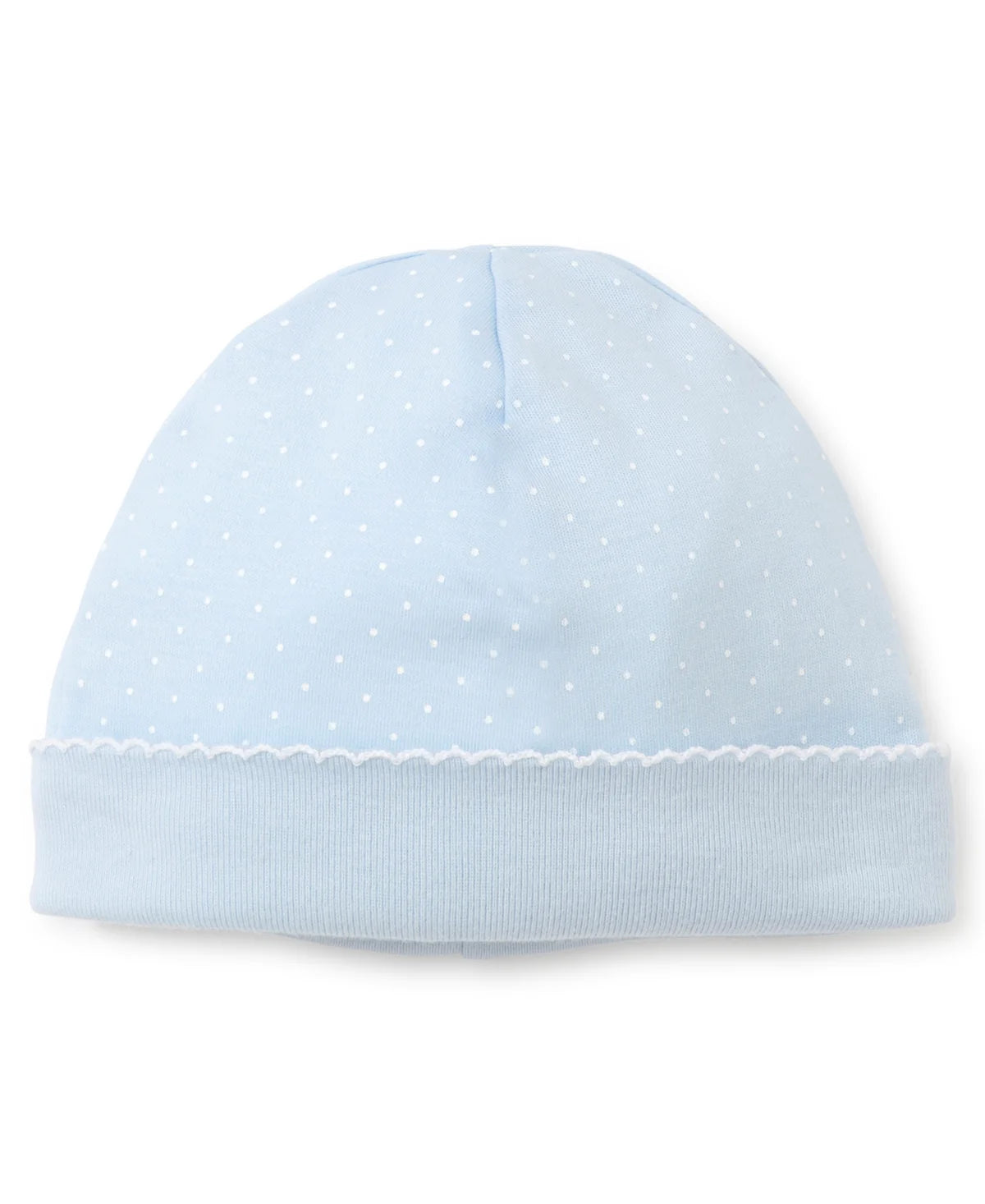 New Kissy Dots Print Hat | Blue/White Dot