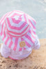 Cissy Sunhat | Caicos Cabana Stripe (Hamptons Hot Pink)
