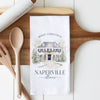 Winter House Tea Towel