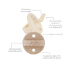 Sweetie Soother  Orthodontic Pacifier Set | Toast & Buttercream - Braids