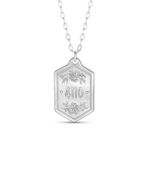 16" Pendant Necklace | Silver | Isaiah 41:10