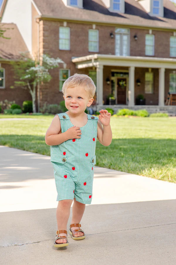 Critter Jack Keene Jon Jon | Gibson Island Green Mini Gingham