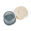 Ali+Oli Silicone Food Containers (4oz) 2-pack | Sky-Khaki