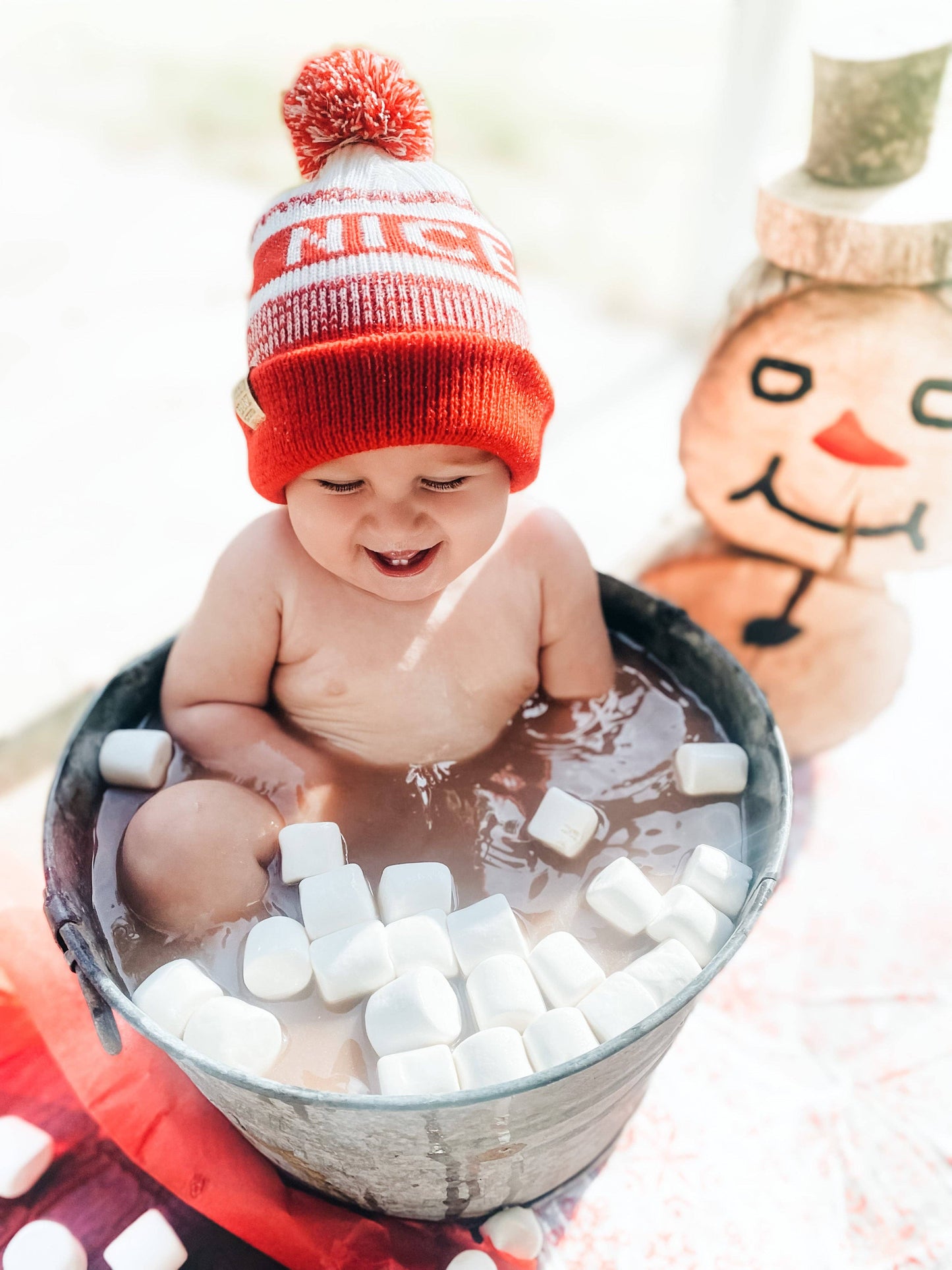 Naughty or Nice Reversible Beanie | Toddler