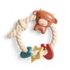 Ritzy Rattle™ Silicone Teether Rattle | Highland Cow
