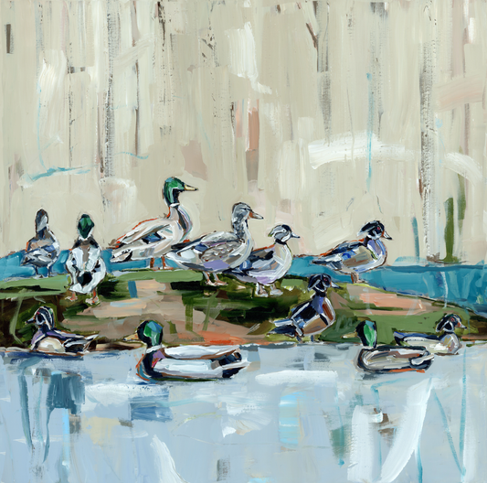 "Mound Party" Canvas Print
