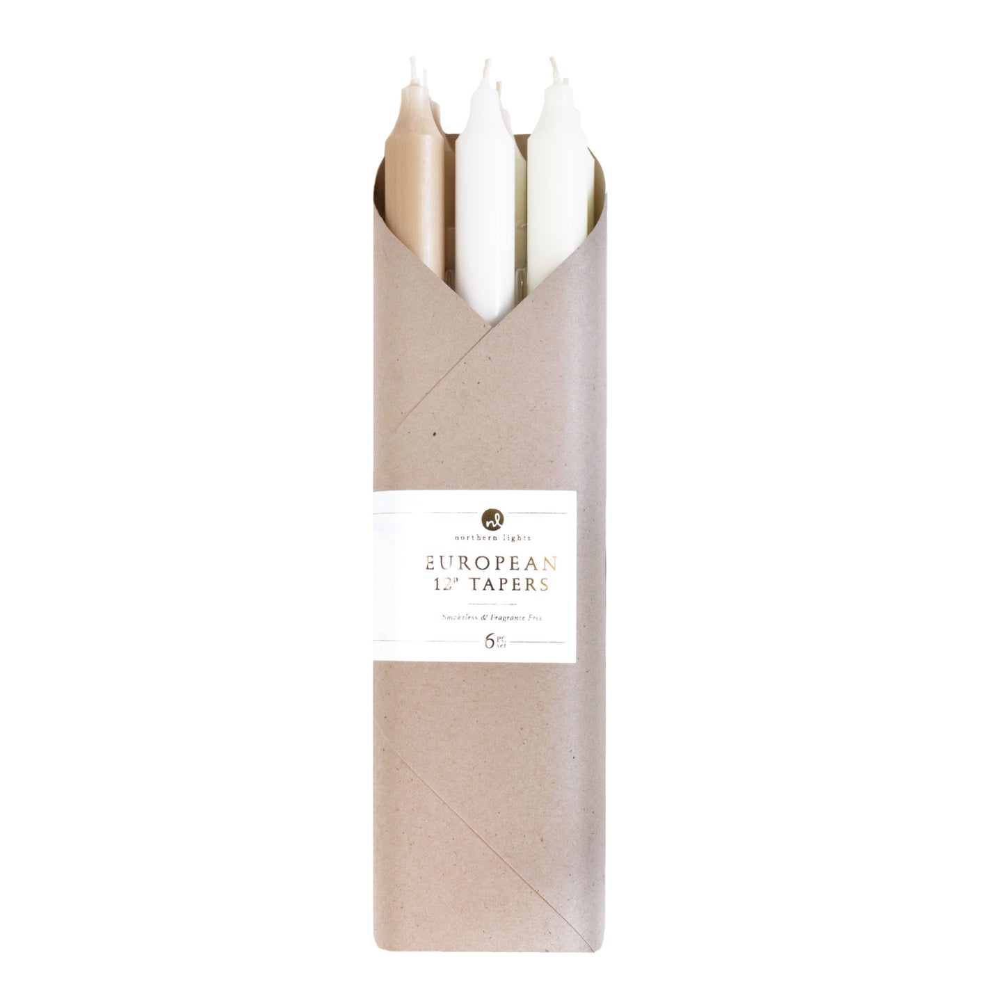 12" Tapers | 6pc Combo Pack | Linen Closet