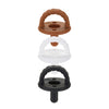 Sweetie Soother™ Silicone Pacifier Set of 3 | Coffee & Cream