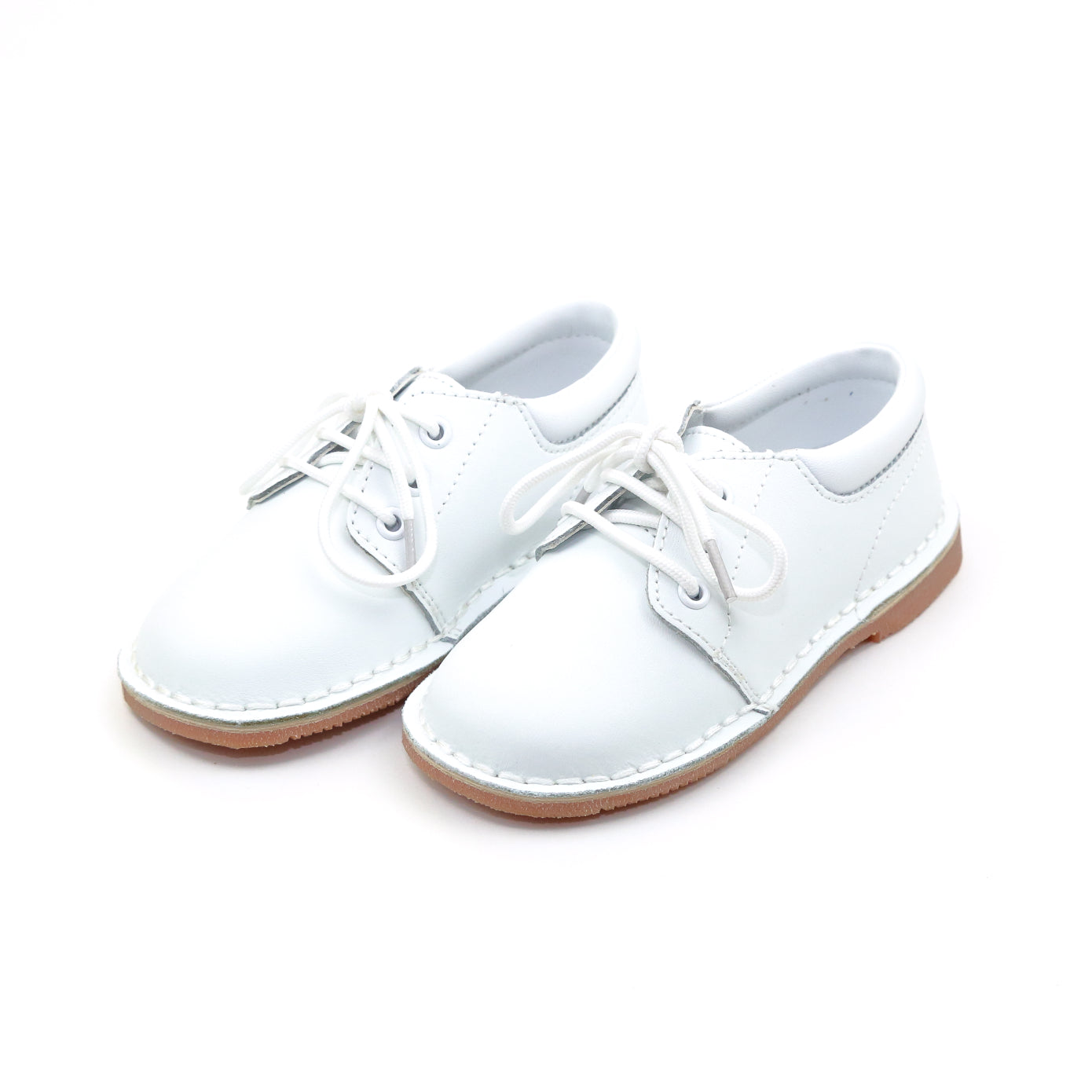 Tyler Stitch Down Leather Lace Up Shoe | White