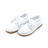 Tyler Stitch Down Leather Lace Up Shoe | White