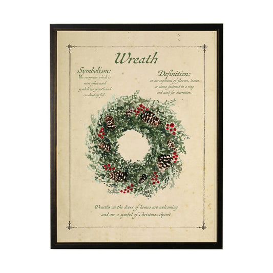 Holiday Wreath with Definition | 22x28