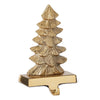 8.25 Inch Christmas Tree Stocking Holder | Brass Finish