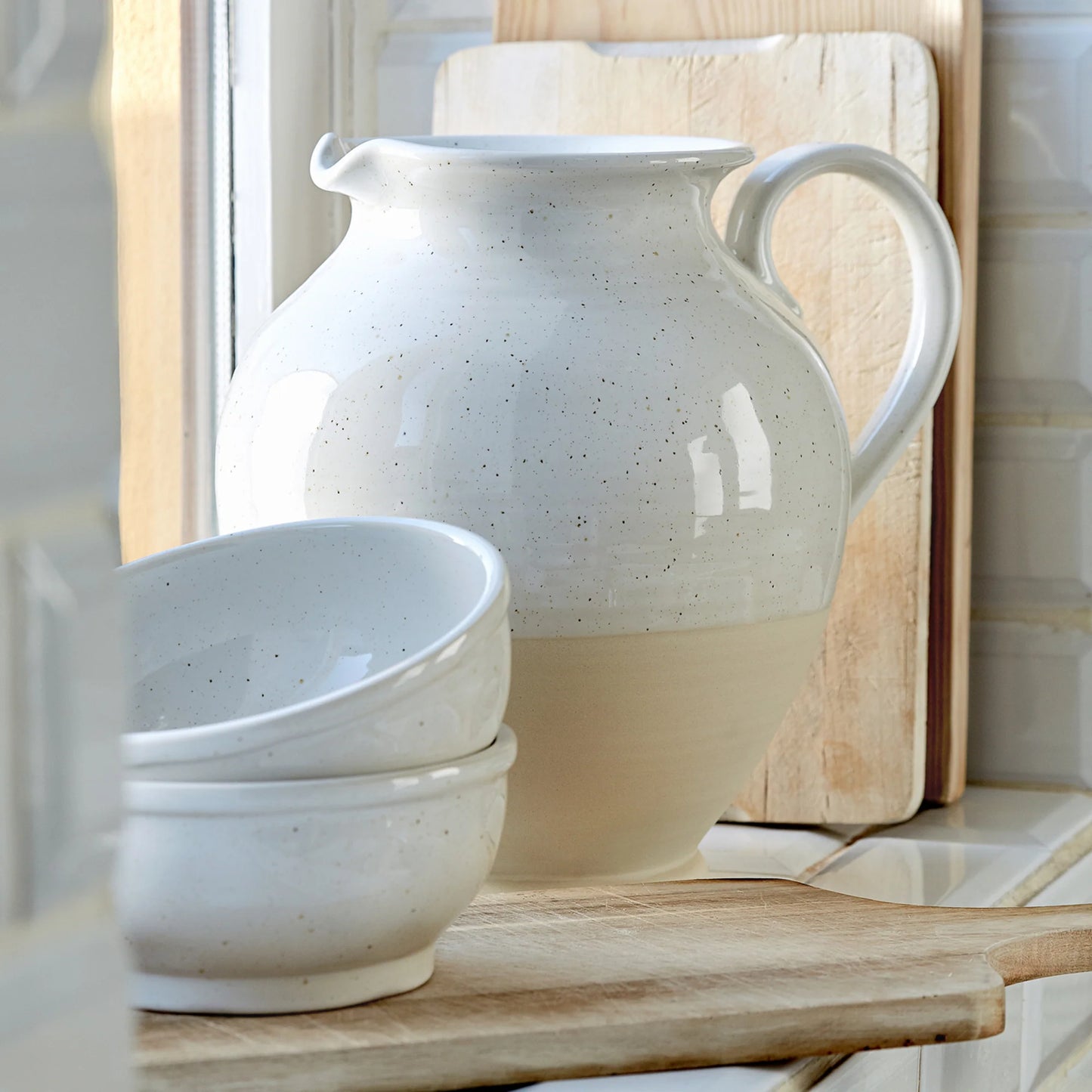 Large Pitcher Fattoria | Casafina by COSTA NOVA | White