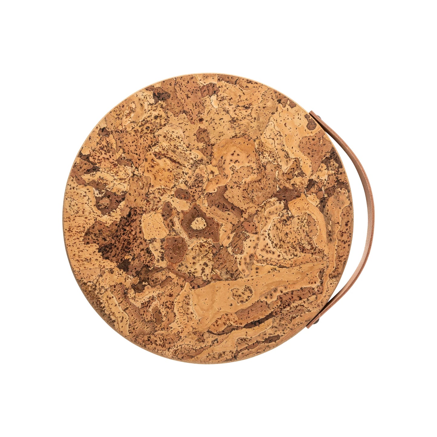 Cork Trivet with Leather Handle  | 3 Sizes