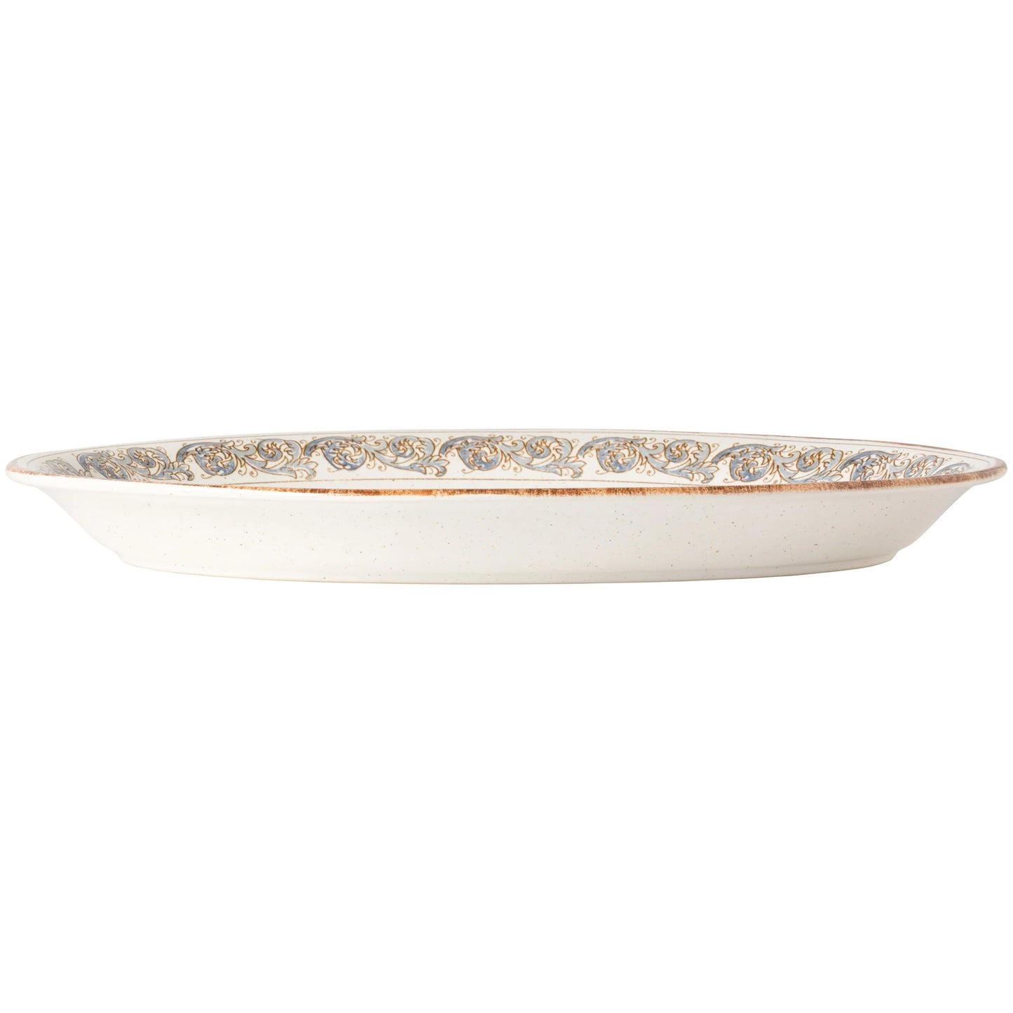 Oval Platter Sardegna | Casafina by COSTA NOVA | White-Cagliari Blue