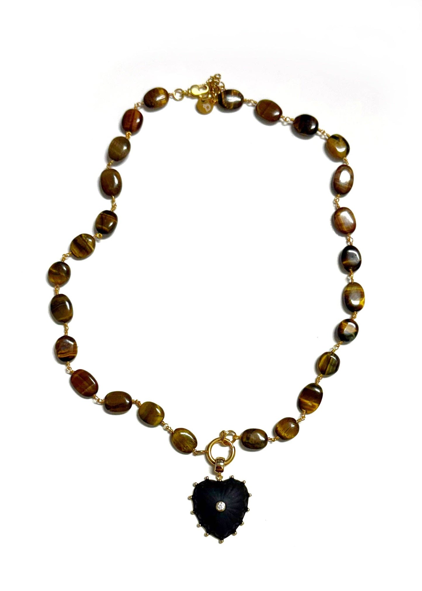 Clarkson | Tigers Eye with Black Heart