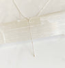 Modern Cross Necklace | Sterling Silver