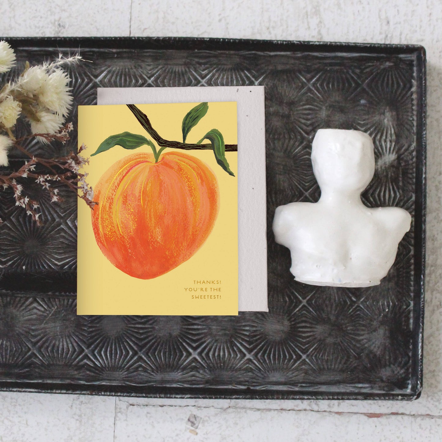 Peach | Thank You Card