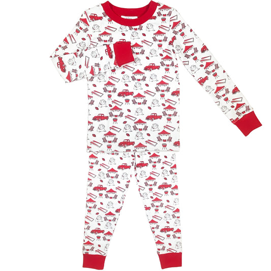 Bulldog Unisex Pajama Set