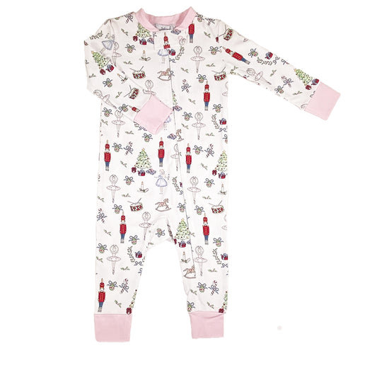Nutcracker Girls Zipped Onsie