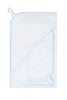 Milano Towel | Blue Picot Trim