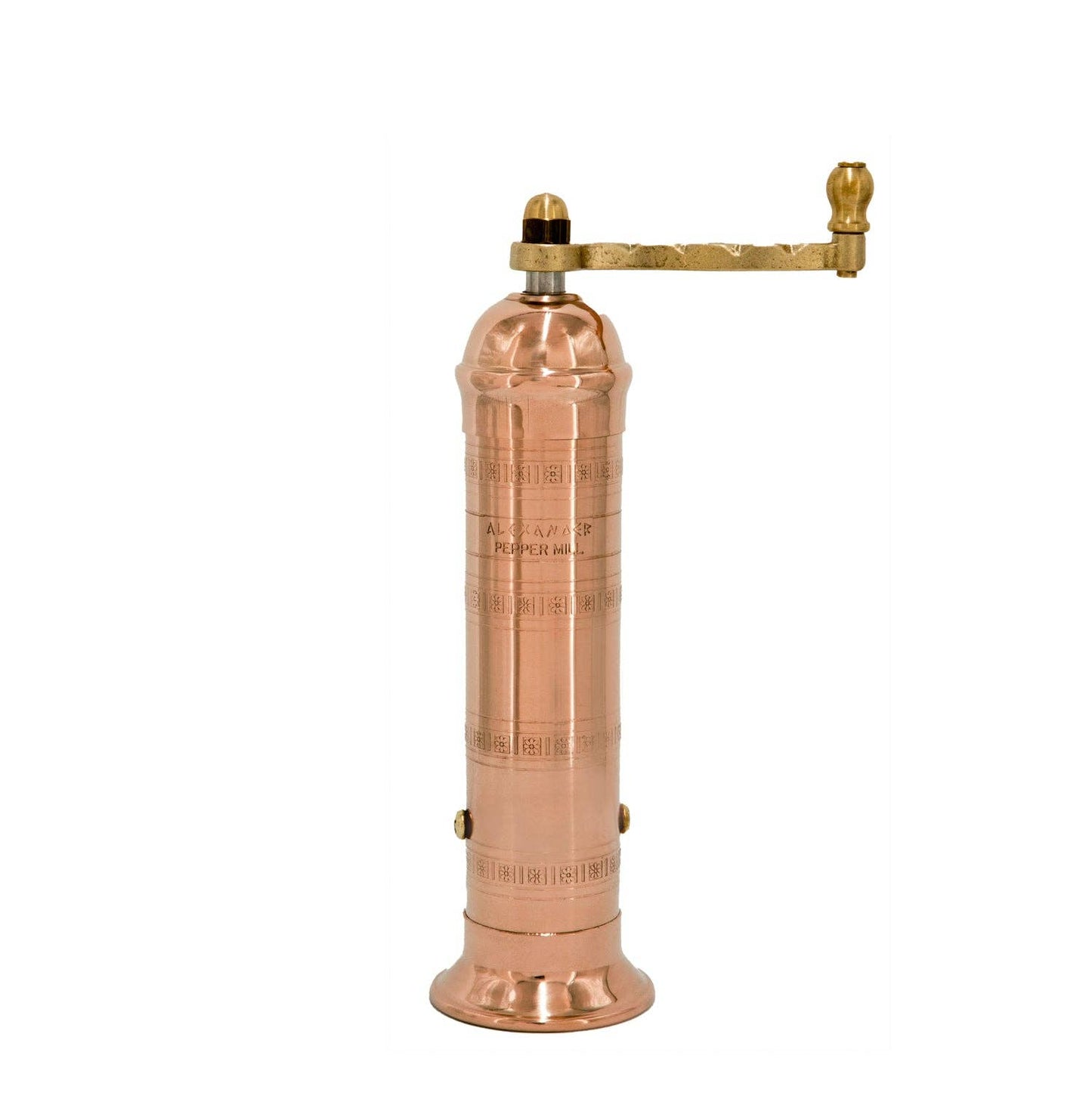 The Original Greek Pepper Mill | 8" Brass