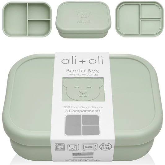 Ali+ Oli Silicone Bento Box | Pine
