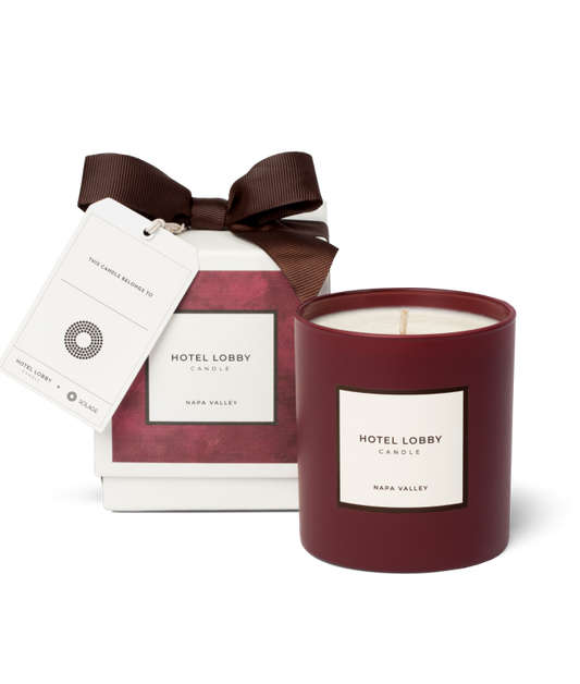 Hotel Lobby Napa Valley | Luxury Fall Scented Soy Candle | 9.75oz