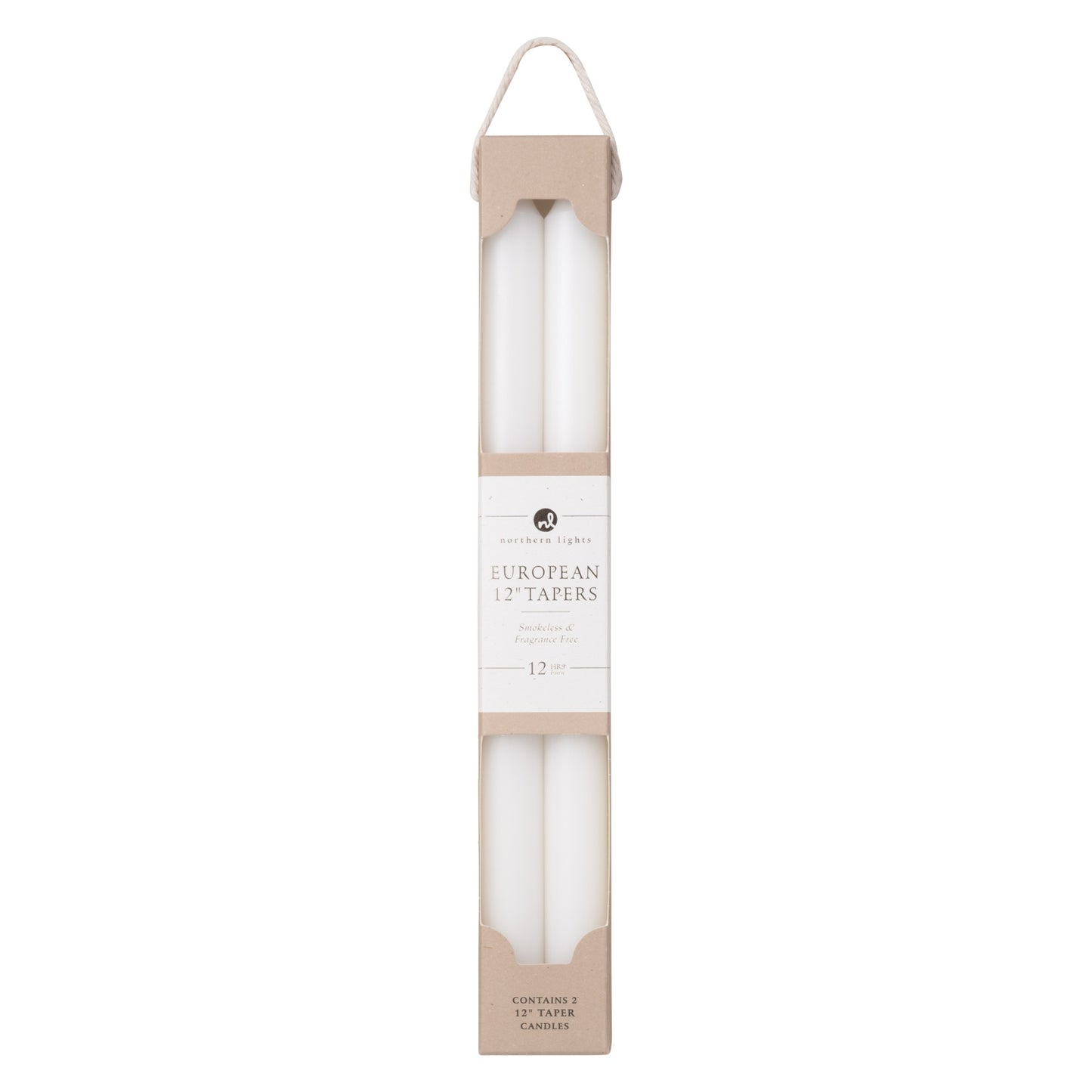 12” Tapers | Pure White 2pk