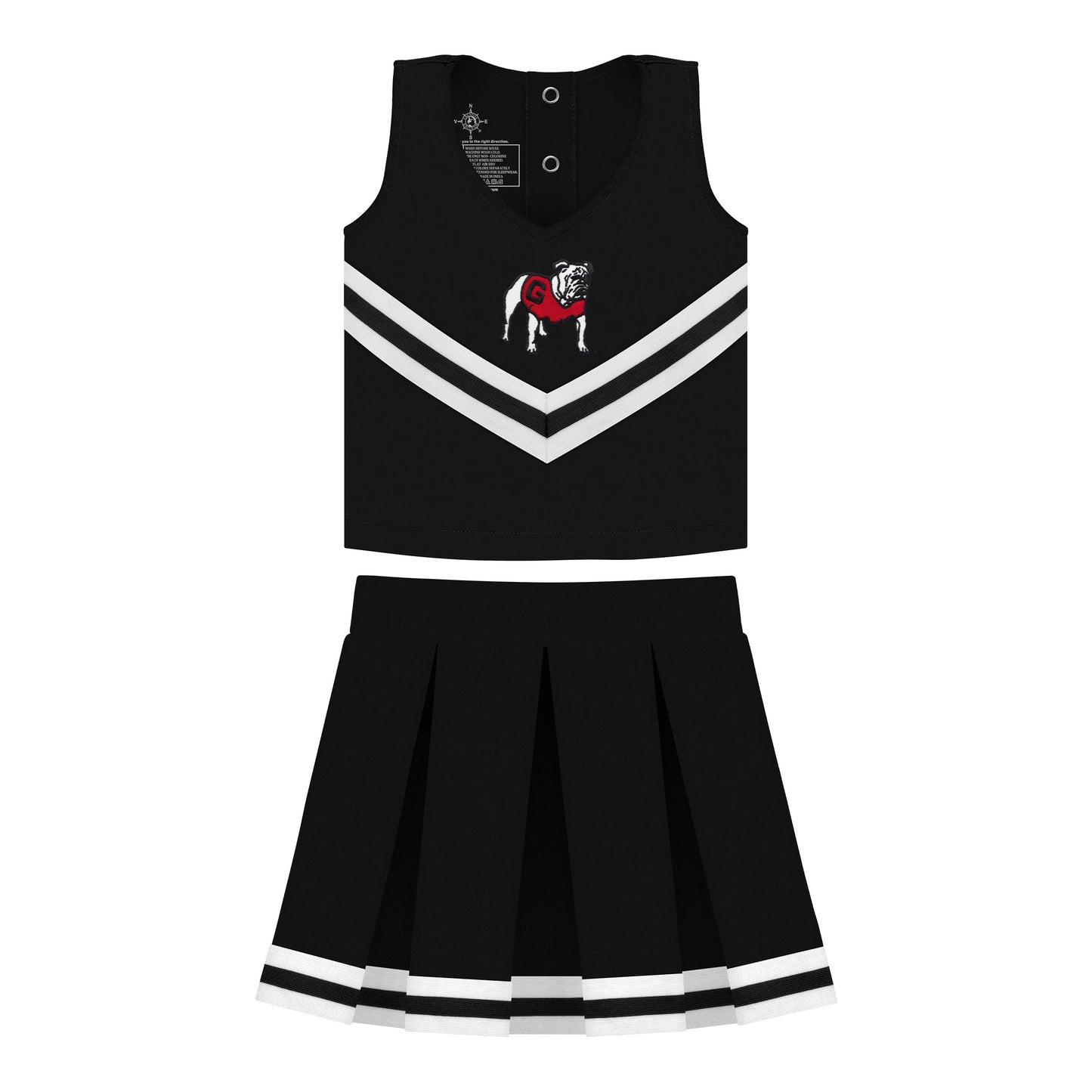 Cheer 2-piece + Bloomer | Black