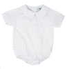 Boys Short Sleeve Peter Pan Collar Bodysuit