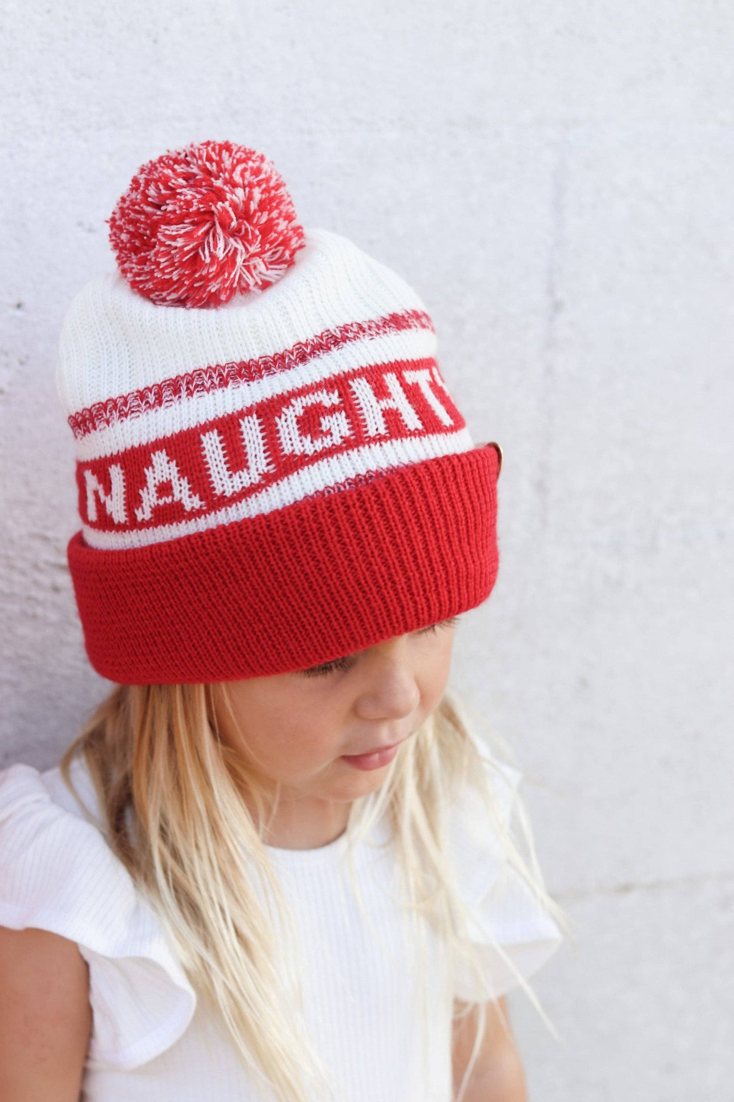 Naughty or Nice Reversible Beanie | Toddler
