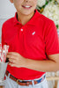 Prim & Proper Polo | Richmond Red / Worth Avenue White