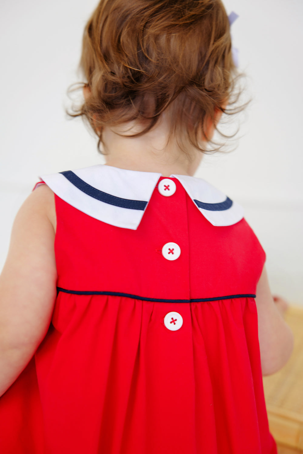 Stiles Sunsuit | Richmond Red With Worth Avenue White And Nantucket Navy