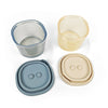 Ali+Oli Silicone Food Containers (4oz) 2-pack | Sky-Khaki
