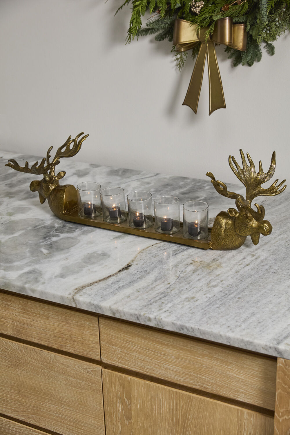 Moose Candleholder