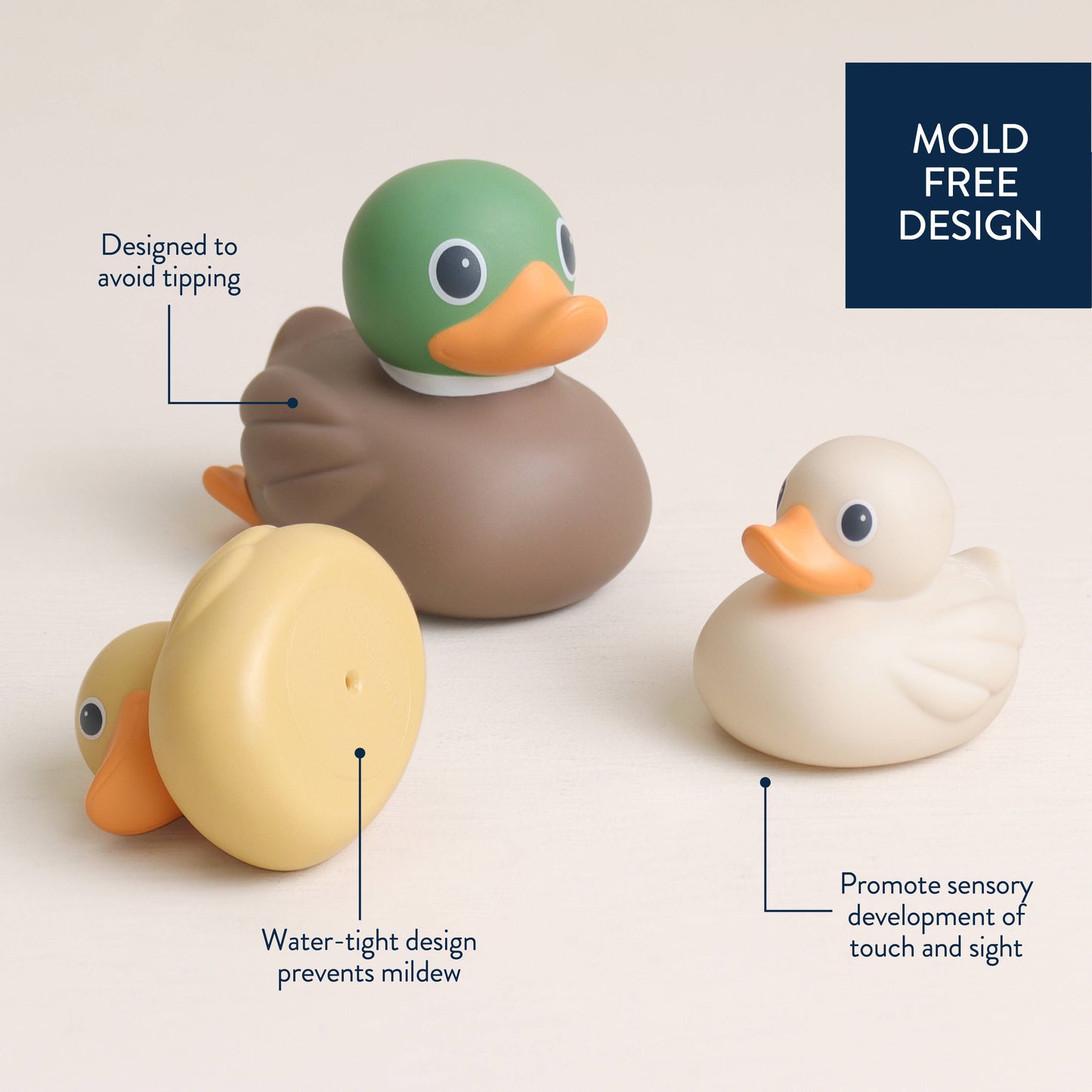Itzy Ducky Family™  | Bath + Water Table Toys | Mallard