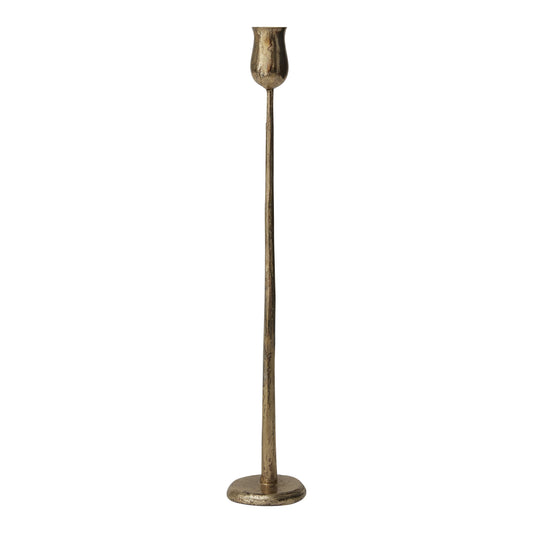Gold Auric Candlestick | Large (2.5 x 2.5 x 15.25)