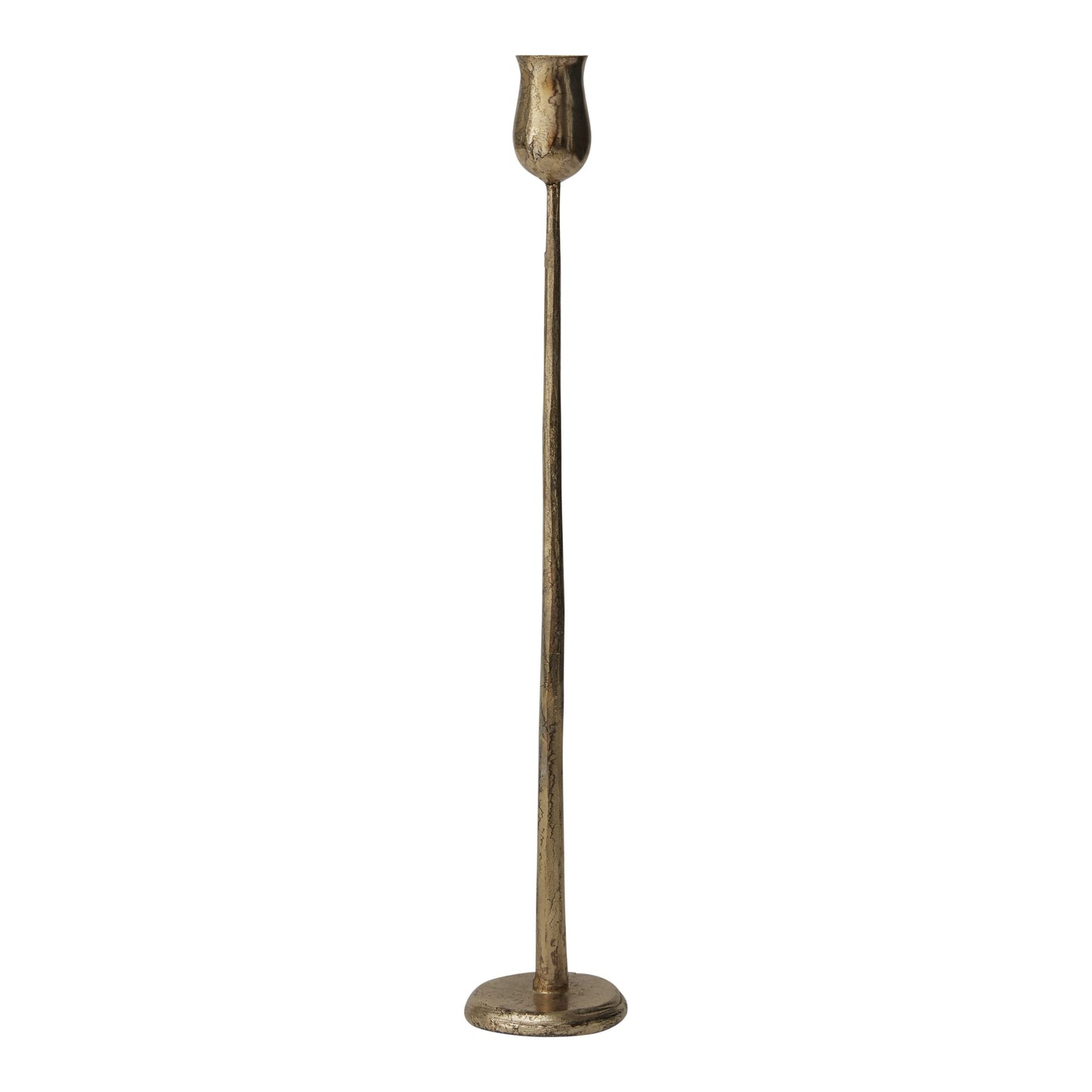 Gold Auric Candlestick | Large (2.5 x 2.5 x 15.25)