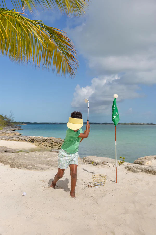 Sheffield Shorts | Gibson Island Green & Lake Worth Yellow Sewanee Seersucker