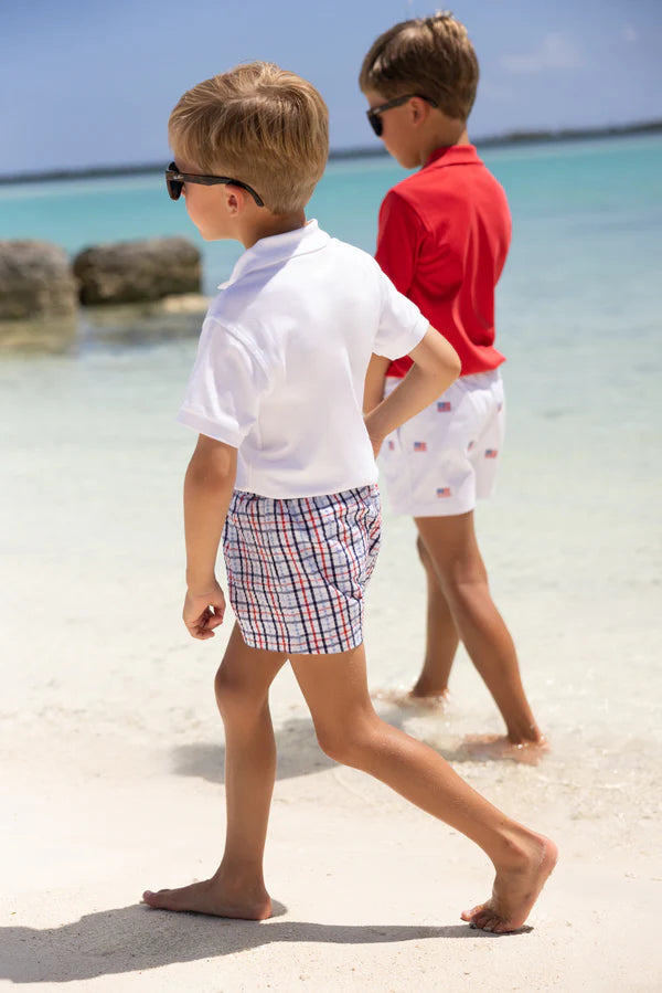 Sheffield Shorts | Pierce Mill Plaid Seersucker
