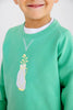 Cassidy Comfy Crewneck | Gibson Island Green with Golf Bag Embroidery