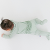 sea foam modal magnetic parent favorite footie with ruffles